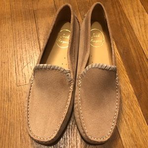 Jack Rogers Dove Gray Suede Moccasins NIB 9.5